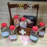 Вкусная аптечка #1 подарочный набор с чаем/кофе и сладостями в деревянном ящике 22*27 см - фото 3