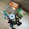 Новогодний #11 подарочный набор с чаем и сладостями в деревянном домике-подсвечнике - фото 3