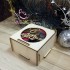 Новогодний #12 сладкий подарочный набор в деревянной мини-коробочке