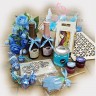 Цвет настроения Синий подарочный набор в деревянном пенале