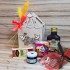 Карандашница С Днем учителя #1 подарочный набор с чаем и сладостями в деревянной шкатулке 18*12 см - фото 3