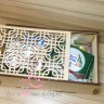 Праздник в зеленом подарочный набор с чаем и сладостями в деревянном пенале - фото 3