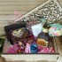 Романтика #3 подарочный набор с чаем/кофе и сладостями в деревянном пенале