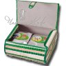 Ти Тэнг набор зеленого чая в плетеном сундучке 2 по 100 г (в открытом виде)