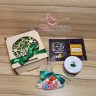 Новогодний #26 Зеленый сладкий подарочный набор в деревянной мини-коробочке - фото 2