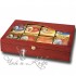 "Эксклюзивная коллекция" подарочный набор с чаем Ти Тэнг 8 видов по 50 г в деревянной шкатулке со стеклом