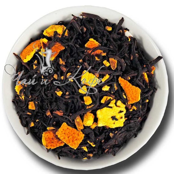 Имбирное удовольствие (имбирь и апельсин) черный чай
