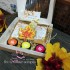 Подарочный набор-сувенир Осенний для учителя (воспитателя) # 9 с чаем и сладостями в крафт-коробке 20*20 см